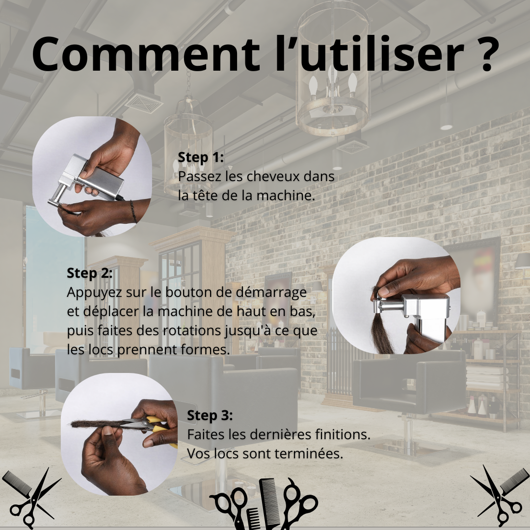 DreadMaster Pro - Créez, réparez et entretenez vos dreadlocks